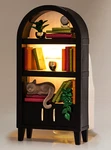 Bath & Body Works Bookcase Nightlight Plug Sleeping Cat Lamp Clock Plant. Fixed Price $49.99.