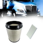 Engine & Cabin Air Filter Set For International Trucks Replaces AF26103 AF27958. Fixed Price $48.76.