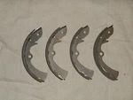 Mazda RX2 RX3 808 Set Of Rear Brake Shoes Raybestos 408RP. Fixed Price $49.95.