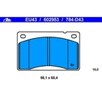 Ate Front Disc Brake Pad Set For 240, 244, 245, 242, Dl, 264, 262, 265 (602953). Fixed Price $52.28.
