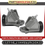 2PCS Front Lower Drum Brake Wheel Cylinder For Plymouth Belvedere Custom Fury. Fixed Price $27.39.