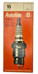Autolite Spark Plugs No. 15 Regular Nos 8 Pack Copper Glass Seal 14MM. Fixed Price $25.95.